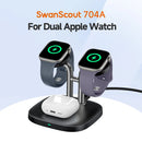 SwanScout 704A Apple Watch & AirPods Charging Station