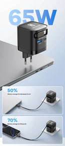 65W GaN USB-C Fast Charger