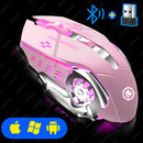 SilentStrike Wireless Gaming Mouse – Rechargeable Bluetooth RGB Mouse for PC & Laptop