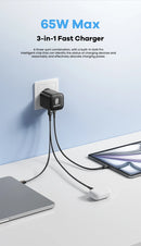 65W GaN USB-C Fast Charger