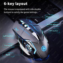 SilentStrike Wireless Gaming Mouse – Rechargeable Bluetooth RGB Mouse for PC & Laptop