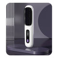 Wireless Hair Straightening Brush – USB Ceramic Heating