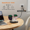 SwanScout 704A Apple Watch & AirPods Charging Station