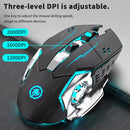 SilentStrike Wireless Gaming Mouse – Rechargeable Bluetooth RGB Mouse for PC & Laptop