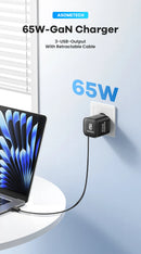 65W GaN USB-C Fast Charger
