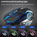 SilentStrike Wireless Gaming Mouse – Rechargeable Bluetooth RGB Mouse for PC & Laptop