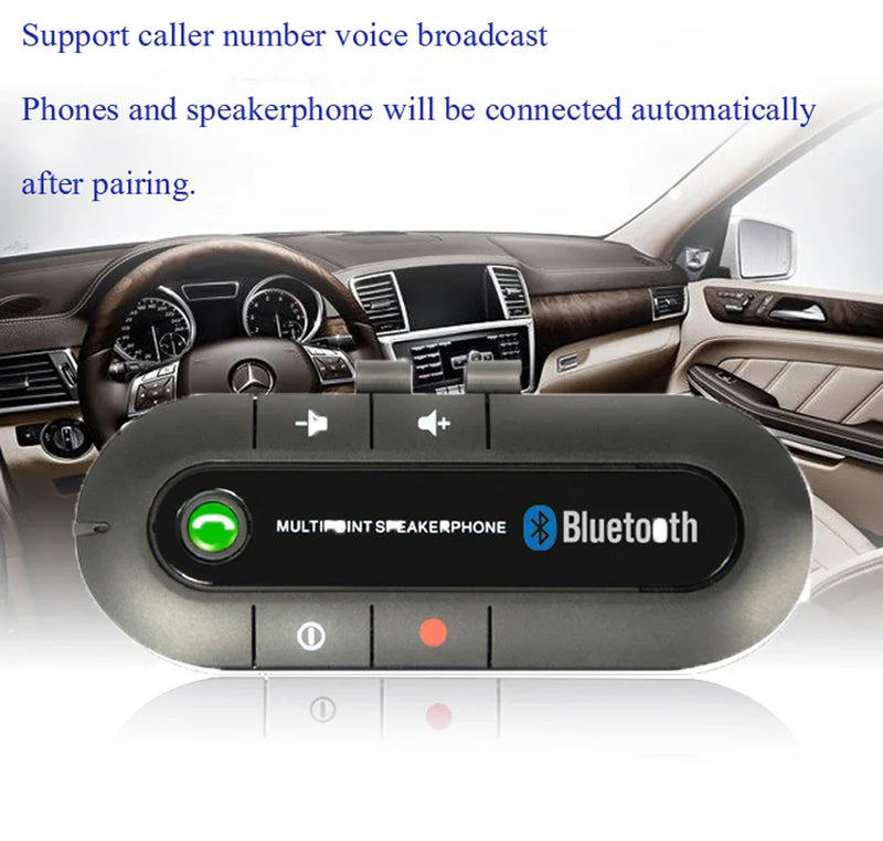 Bluetooth Car Speakerphone Hands-Free Kit